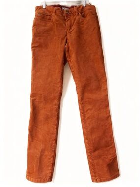 Toad&Co Horny Toad Coriander Corduroy Pants Straight Rust Orange Size 8